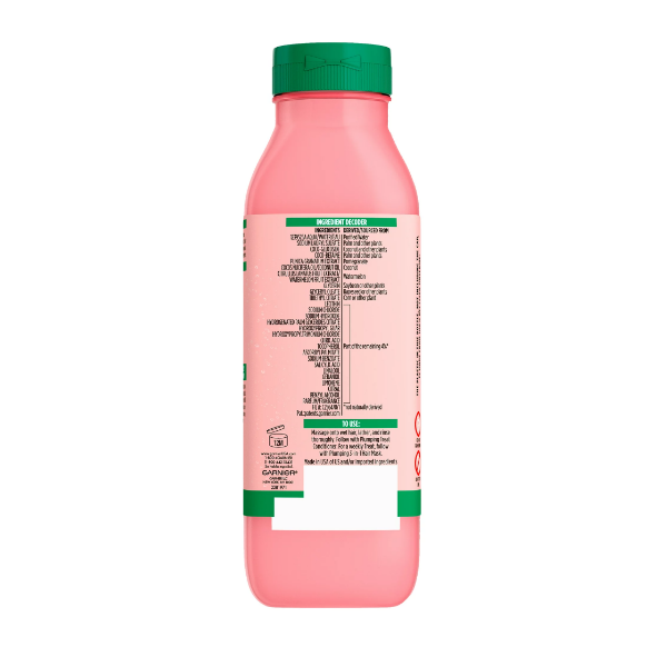 Garnier Fructis Shampoo Plumpling + Watermelon Hair Treat 350Ml - Imagen 2