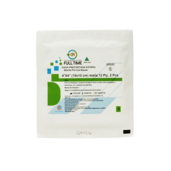 Gasa Esteril 4X4 .Full Time