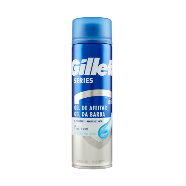 Gillette Gel De Afeitar Piel Sensible/Te Verde 200Ml.