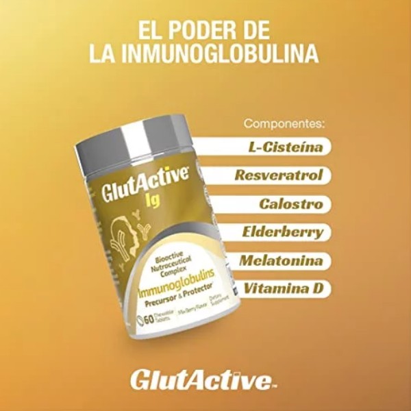 Glutactive Immunoglobulins Precursor/Protector X 30 Tabletas - Imagen 2