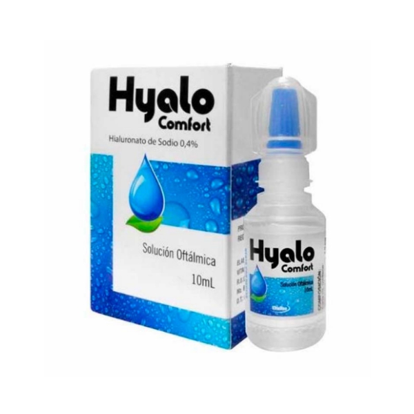 Hyalo Comfort Hialuronato de Sodio Solución Oftálmica 0.4%. X 10Ml Vitaline