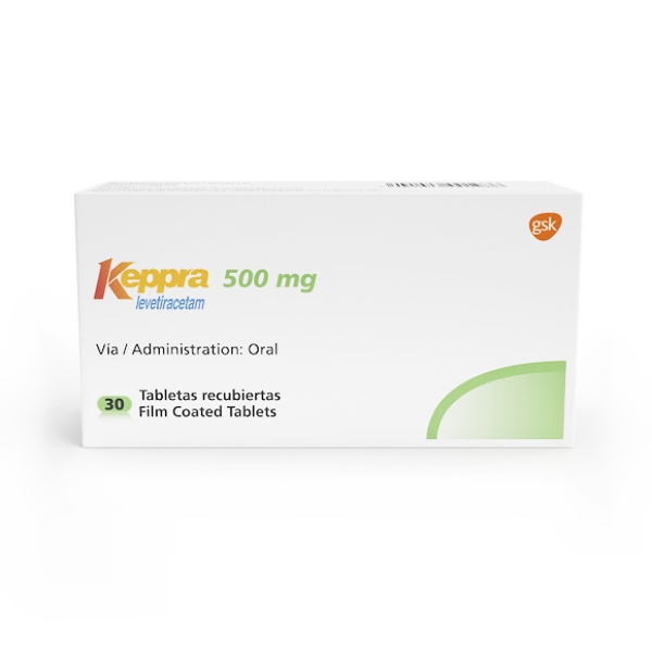 Keppra Levetiracetam 500Mg X 30 Comprimidos  Gsk