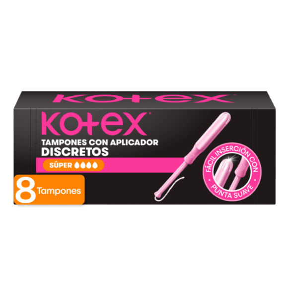 Kotex Tampones Super X 8Unidades