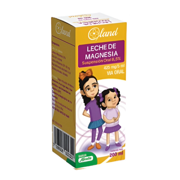 Leche De Magnesia Menta 8.5% X 200Ml Land