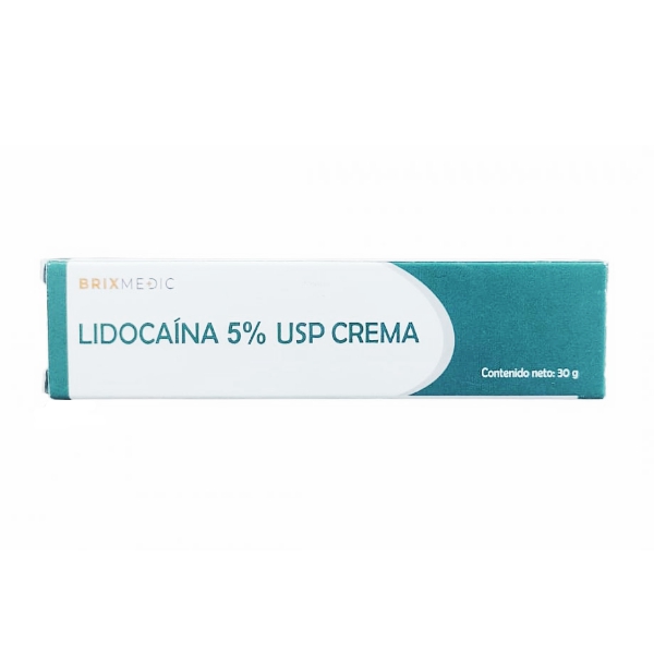 Lidocaína Crema 5% X 30Gr. Brixmedic