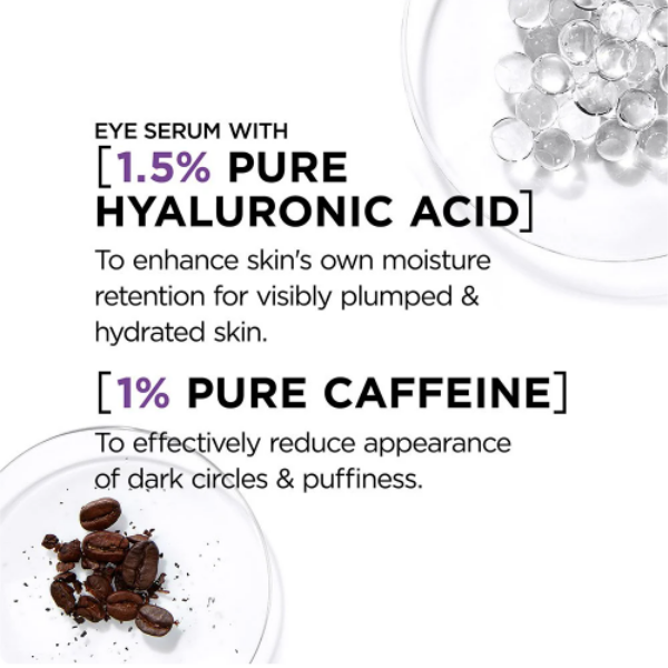 Loreal Serum Revitalift Derm Intensives Con Ácido hialurónico Al 1,5 % Y Cafeína Al 1 % 20Ml - Imagen 3