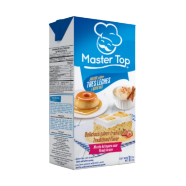 Master Top Mezcla Líquido Sabor Tres Leches 1Lts