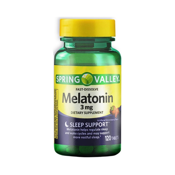 Melatonin Melatonina 3Mg X 120 Tabletas Spring Valley
