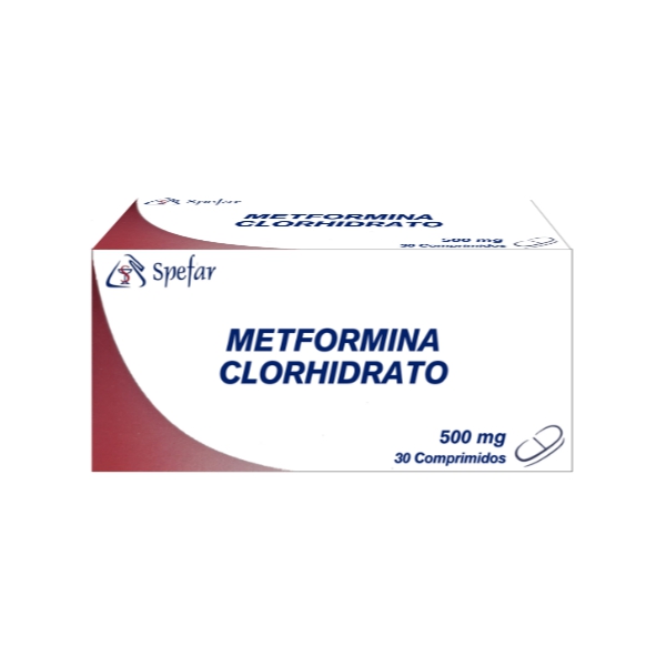 Metformina 500Mg X 30 Comprimidos Spefar
