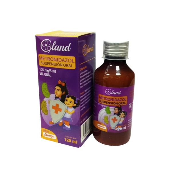 Metronidazol Suspensión Pediatríca 125Mg/5Ml X 120Ml Land