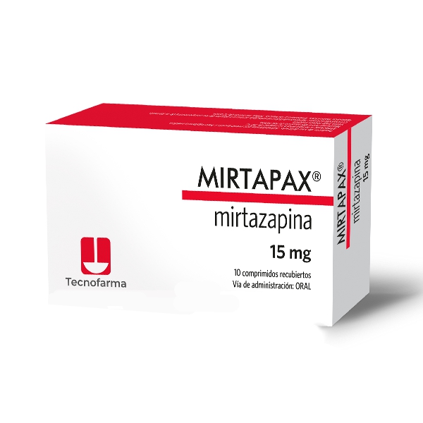 Mirtapax Mirtazapina 15Mg X 10 Comprimidos Adium
