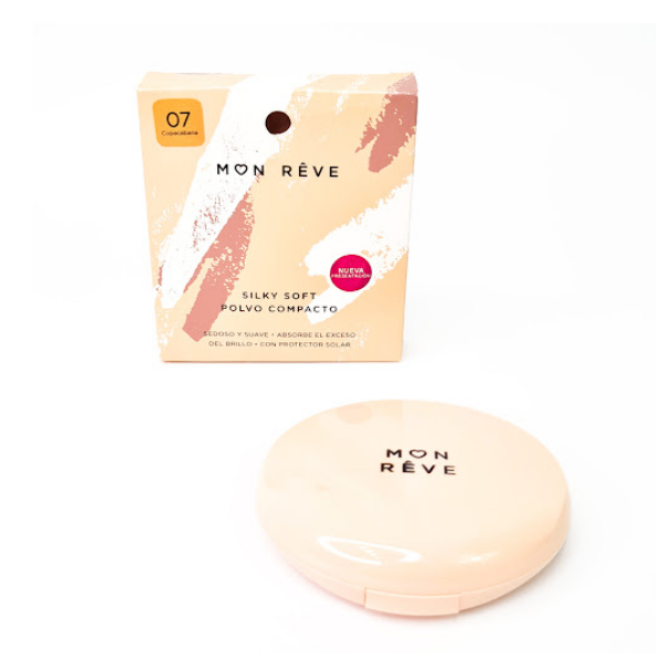 Mon Reve Polvo Compacto Con Espejo Silky Soft 07-Copacabana 17Gr