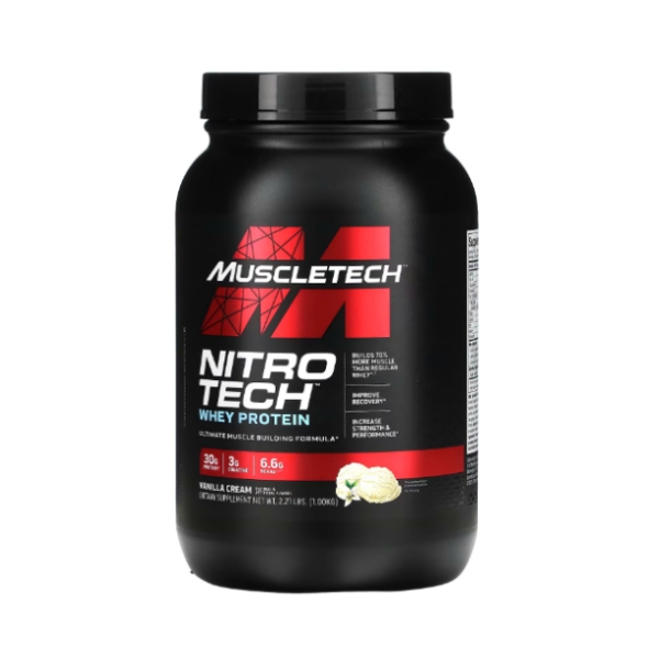 Muscletech Nitrotech Proteína Vainilla. 1000Gr.