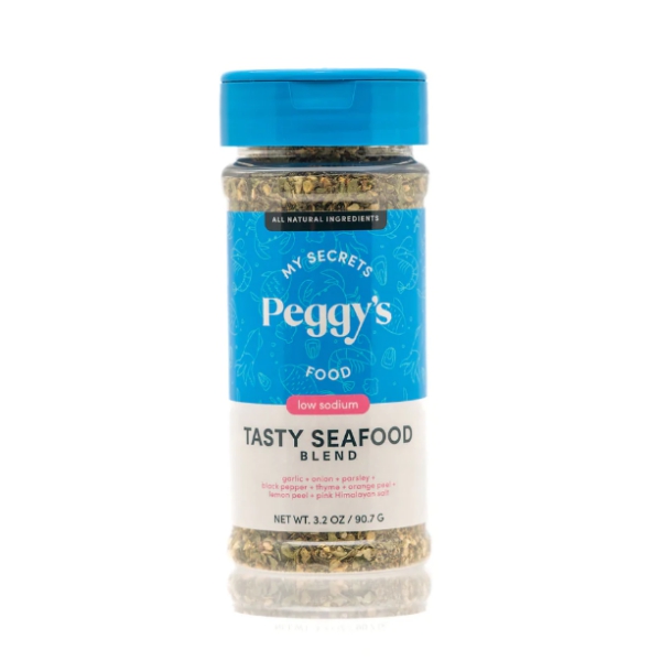 My Secrets Peggys Sazonador Tasty Seafood Blend. 90.7Gr.