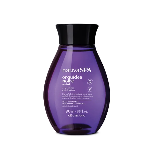 Nativa Spa Oleo Hidratante Corporal Orchid Noir 200Ml