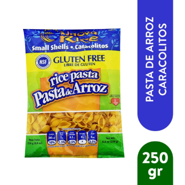 Nnova Rice Pasta Caracolitos Sin Gluten 250Gr