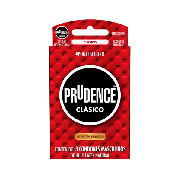 Prudence Preservervativo Clasico X 3 Unidades .