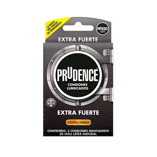 Prudence Preservervativo Extra Fuerte X 3 Unidades .