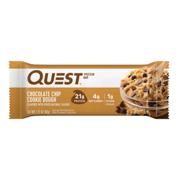 Quest Protein Bar Chocolate Chip Cookie Dough 60Gr