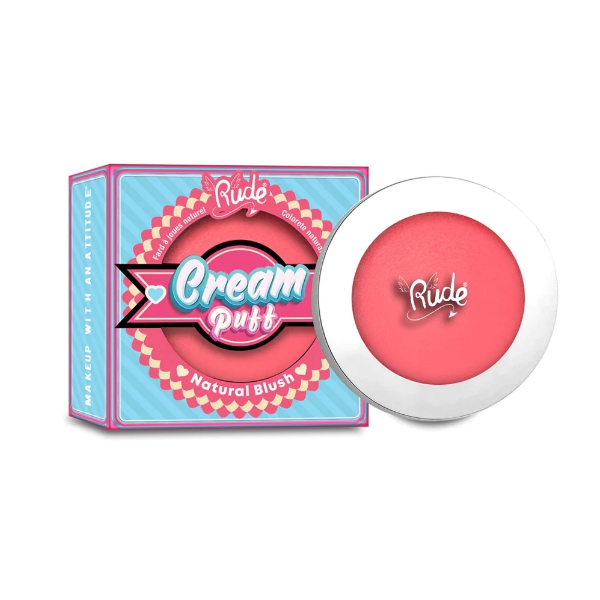 Rude Cosmetics Cream Puff Natural Blush Tono Cake Pop 6Gr