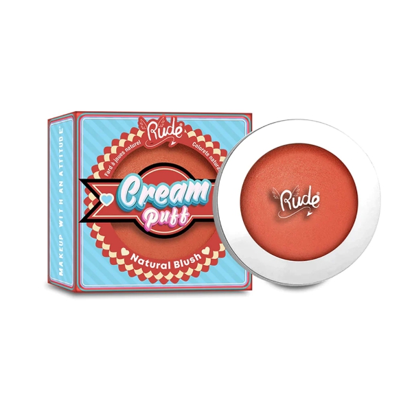 Rude Cosmetics Cream Puff Natural Blush Tono Fruit Fair 6Gr