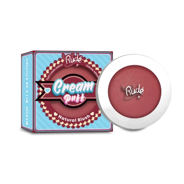 Rude Cosmetics Cream Puff Natural Blush Tono Shortcake 6Gr