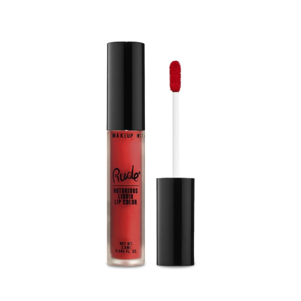 Rude Cosmetics Liquid Lip Matte Finish Tono Radical Red 2.5Ml