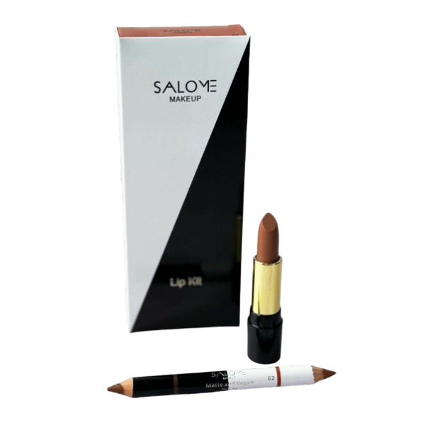 Salome Lip Kit Lápiz + Labial Tono N.02