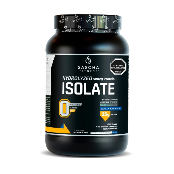 Sascha Fitness Isolate Whey Proteína 25G Vainilla Horchata Polvo X957Gr