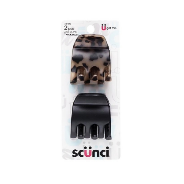 Scunci Set De 2 Piezas/Claw Hair Clips Thick Hair