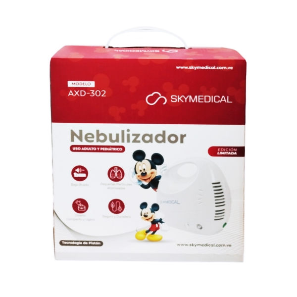 Skymedical Compresor Nebulizador Mickey Mouse Mod. Axd-302
