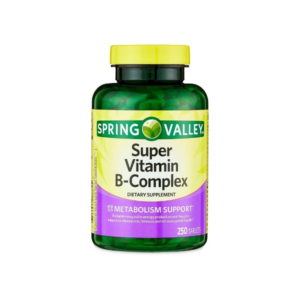 Super Vitamin B-Complex X 250 Tabletas Spring Valley