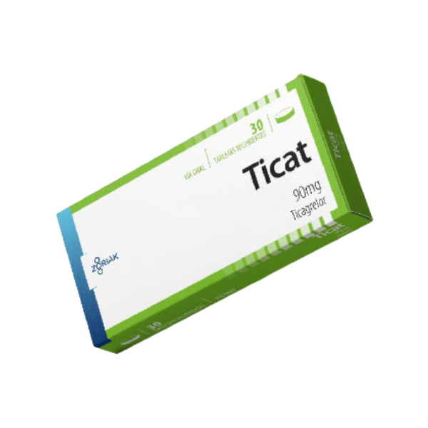 Ticat Ticagrelor 90Mg X 30 Comprimidos Zoriak