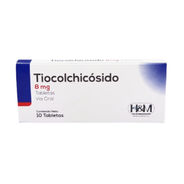 Tiocolchicósido 8Mg X 10 Tabletas H&M