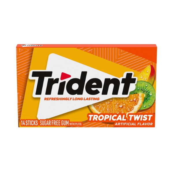 Trident Tropical Twist Sin Azúcar 26.6 Gr.