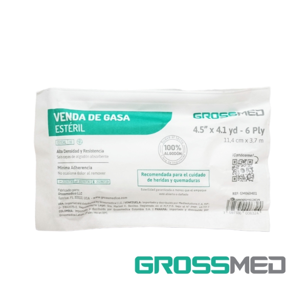 Venda De Gasa Para Quemado (4.5X4.1) Grossmed