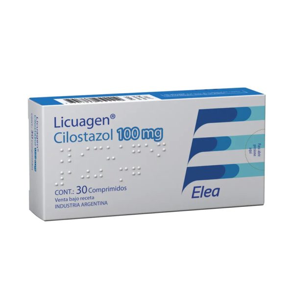 Licuagen Cilostazol 100Mg X 30 Comprimidos Elea