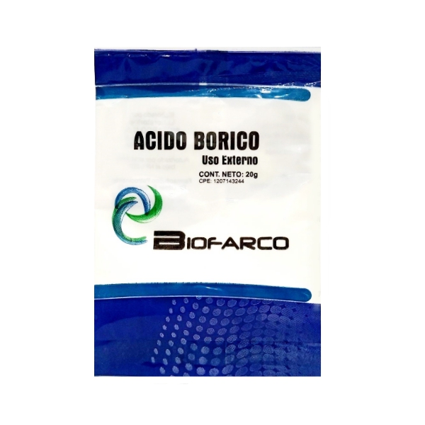 Ácido Bórico X 20Gr. Biofarco