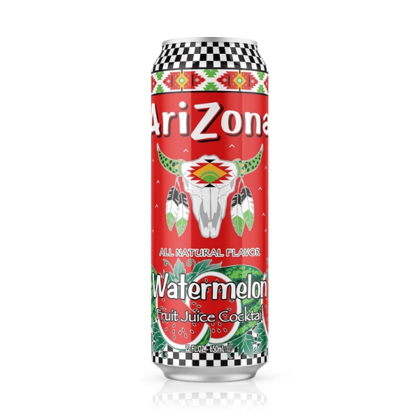Arizona Juice Cocktail Watermelon Made With Real Sugar 340Ml.