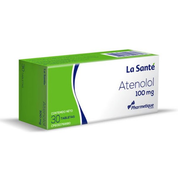 Atenolol 100mg x 30 Tabletas – La Santé