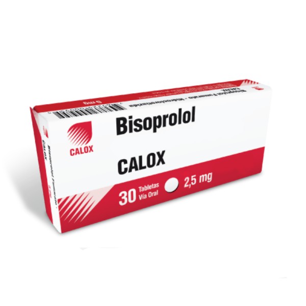 Bisoprolol 2.5Mg X 30 Comprimidos Calox