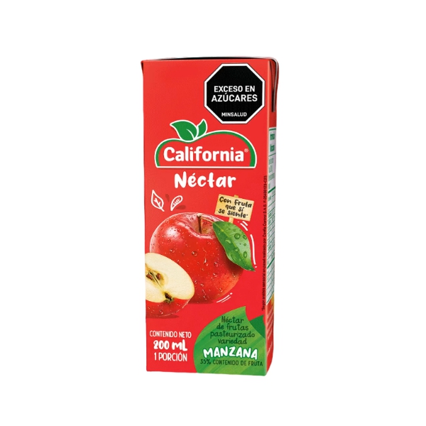 California Néctar De Manzana 200Ml.