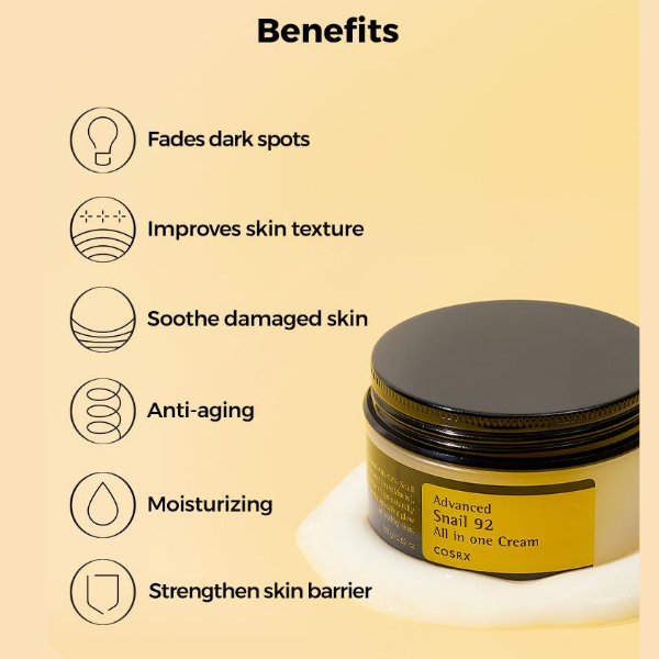 Cosrx Advanced Snail 92 All In One Cream 100Gr - Imagen 4