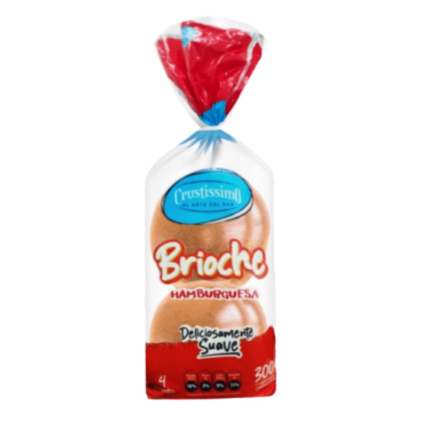 Crustissimo Para Hamburguesa X 4 Unidades 300Gr