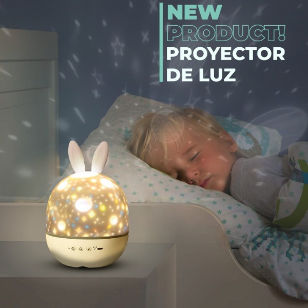 Cutebabies Proyector De Luz Led Para Niños/Conejo 0M+ 01290000 - Imagen 2
