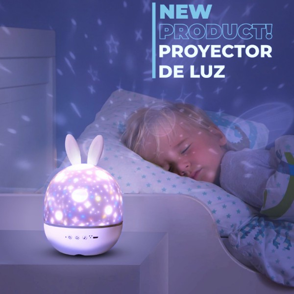 Cutebabies Proyector De Luz Led Para Niños/Conejo 0M+ 01290000 - Imagen 3