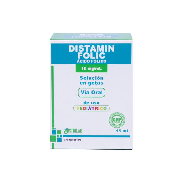 Distamin Folic Ácido Fólico Gotas 10Mg/Ml Distrilab
