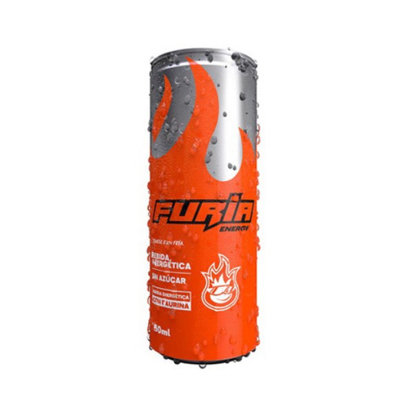 Furia Bebida Energética Sin Azúcar 250Ml.