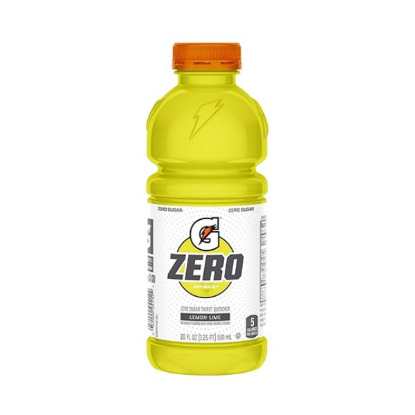 Gatorade Zero Lemon Lime Sin Azúcar 591Ml
