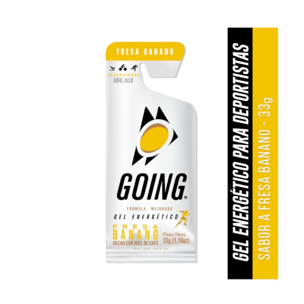 Going Gel Energetico Sabor A Fresa Banano X33Gr